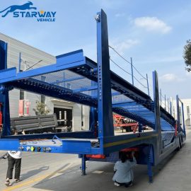8 Cars Car Carrier Semi Trailer