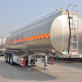 3 Axles Aluminum Alloy Oil Tanker Trailer