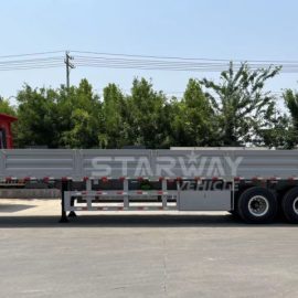 2 Axles Sidewall Semi Trailer For Sale