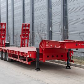 60 Tons lowbed semi trailer