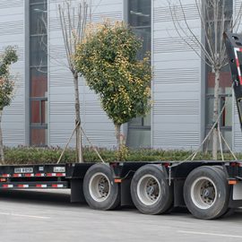3 Axles 80 Tons lowbed semi trailer