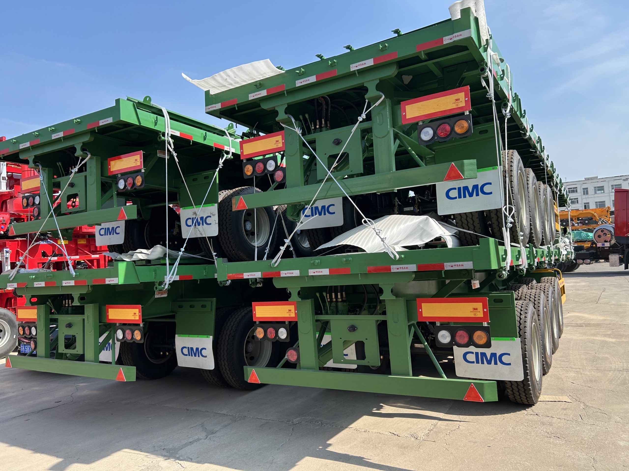 green flatbed trailer 5