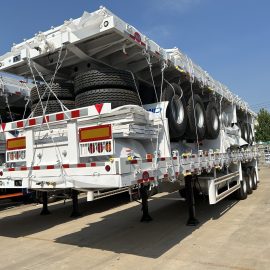 CIMC Tri-Axle Flatbed Semi Trailer