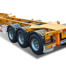 3 Axles 20Ft 40Tons Skeleton Truck Trailer