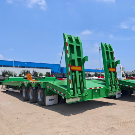 CIMC Tri-axle 70 Tons Lowbed Semi Trailer