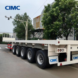 CIMC 5axle Flatbed Truck Trailer