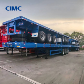 CIMC 45ft Flat Bed Container Trailer for Sale