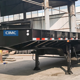CIMC Lowbed Truck Trailer For Sale